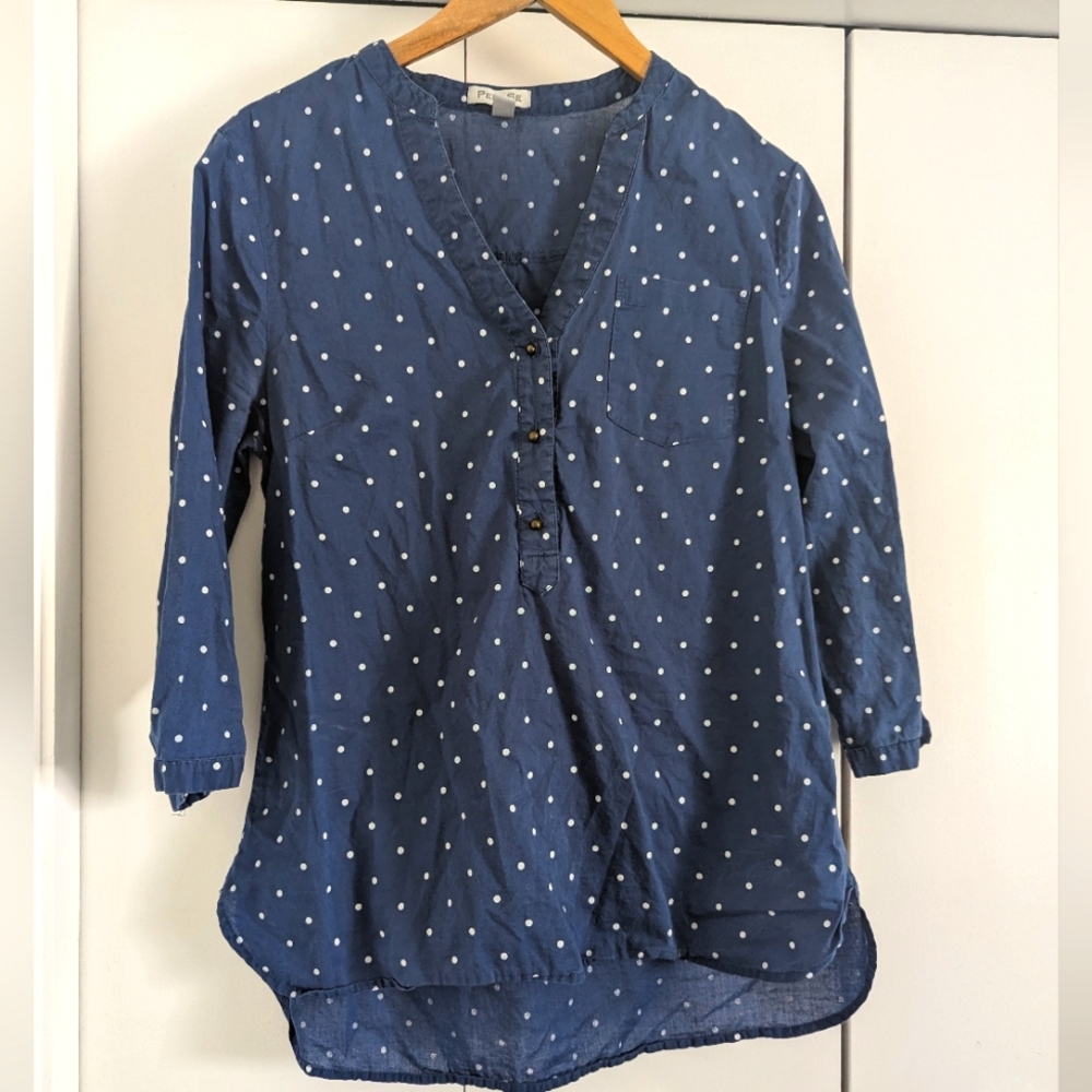 Linen Blend Blouse